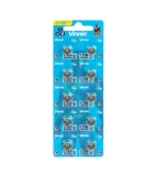 10 x Baterie alcalina Mini Vinnic G2 / AG2 / L726 / LR59-Conținutul pachetului 1x Blister