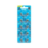 10 x Baterie alcalina Mini Vinnic G2 / AG2 / L726 / LR59-Conținutul pachetului 1x Blister