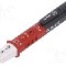 Detector tensiune fara contact, indicator nivel scazut baterii, oprire automata, semnalizare optica a campului magnetic, semnalizare optica &amp;#351;i ac