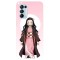 Husa compatibila cu Oppo Find X3 Lite model Nezuko kamado, Silicon, TPU, Viceversa