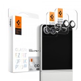 Folie de protectie Camera Spate Spigen GlastR EZ FIT Optik Pro HD pentru Samsung Galaxy Z Flip7 F766, Sticla Securizata, Set 2 bucati, Neagra