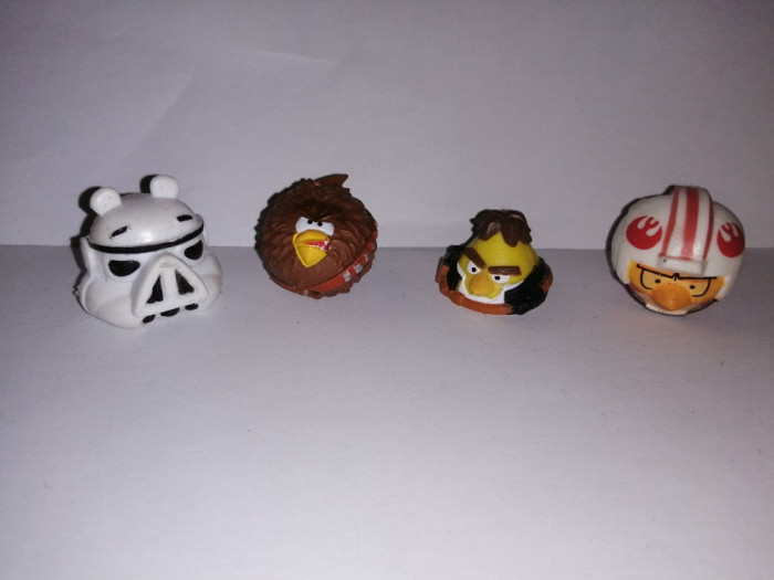 bnk jc Star Wars Angry Birds - lot 4 figurine
