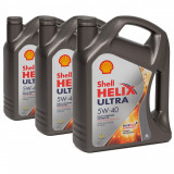 Set 3 Buc Ulei Motor Shell Helix Ultra 5W-40 4L
