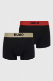 HUGO boxeri 2-pack barbati, culoarea negru