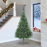 VidaXL Pom de Crăciun artificial pre-iluminat Verde 240 cm PVC 3397038
