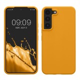 Husa Kwmobile pentru Samsung Galaxy S22, Silicon, Galben, 56756.191