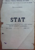 Cumpara ieftin Stat de plata a Scolii primare a comunitatii israelitilor de rit spaniol din Bucuresti, 1887