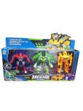 Set 3 Roboti din Plastic , Jucarii Articulate pentru Copii