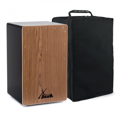 Cajon XDrum El Bajo Bass Nuc Negru foto