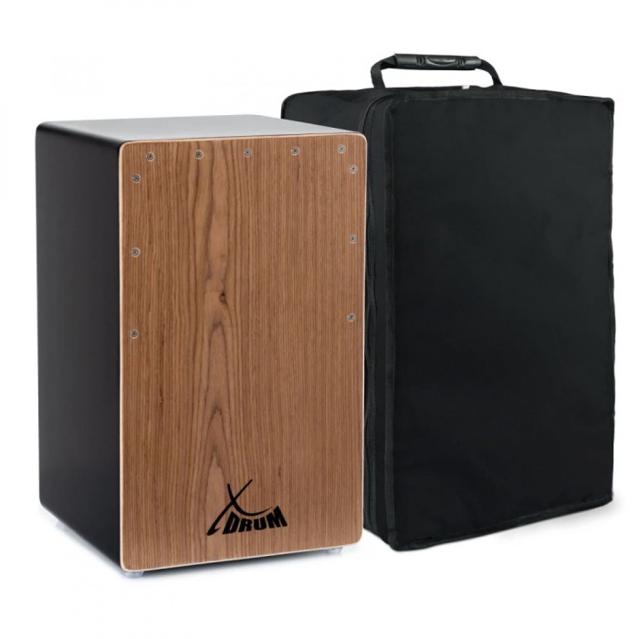 Cajon XDrum El Bajo Bass Nuc Negru