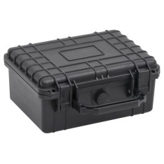 vidaXL Bagaj de zbor portabil, negru, 24x19x11 cm, PP 51794