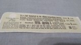 CUPOANE DE TREZORERIE CU REDUCERE 1919 UNGARIA