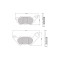 MBS Placute frana organice RMS, echivalent MCB879, Cod Produs: 225103650RM
