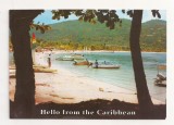 FA23-Carte Postala- Caraibe - Caribbean Beach , circulata 1987, Fotografie
