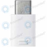 Adaptor Samsung USB de tip C la microUSB alb 3buc EE-GN930KWEGWW