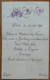 Cumpara ieftin Meniu Capsa Sinaia , Dineu , 12 August 1905