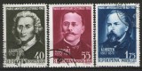 Romania 1962 - Mari aniversări culturale, serie stampilata