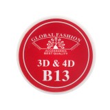 Cumpara ieftin Gel UV 4D plastilina, gel plastrat, Global Fashion, B13, 7g, culoare coral