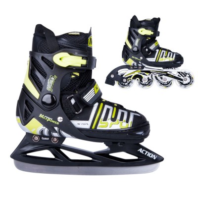 Patine reglabile Action Olaff 2in1, S(31-34) foto