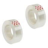 Banda Adeziva Transparenta 30m x 18mm, Set 2 Bucati, Super Clear, Universal