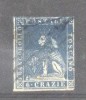 Italy Tuscany 1857 Lion 6 Crazie, Sass.15, Mi.15, used AM.080, Stampilat