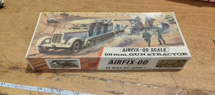 Model Open Box Airfix 88 mm Pistole und Traktor 172 Kit #A5549HAN