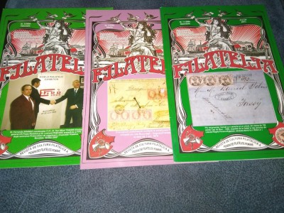 6 REVISTE FILATELIA 2006 NR 1 2 3 8 10 11 foto