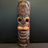 Mască Tiki din lemn - 48 x 15 cm Bali