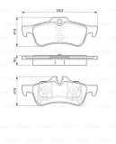 BOSCH 0 986 494 063 set placute frana,frana disc