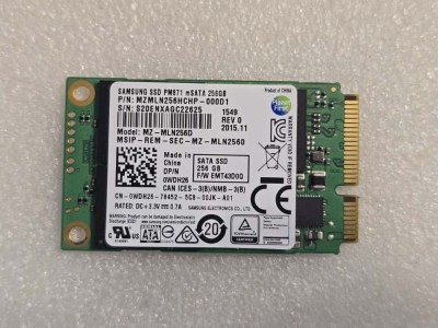 Solid-State Drive (SSD) Samsung 256GB PM871 MZ-MLN256D mSATA foto