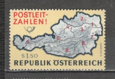 Austria.1966 Noul cod postal MA.627 foto