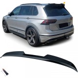 Spoiler spate Lip Gloss Black potrivit pentru VW Tiguan II 2016-2024 R-Line Performance AutoTuning