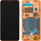 Display cu Touchscreen Oppo Find X9 Ultra, cu Rama, Portocaliu (Canyon Orange), Service Pack 621029000921