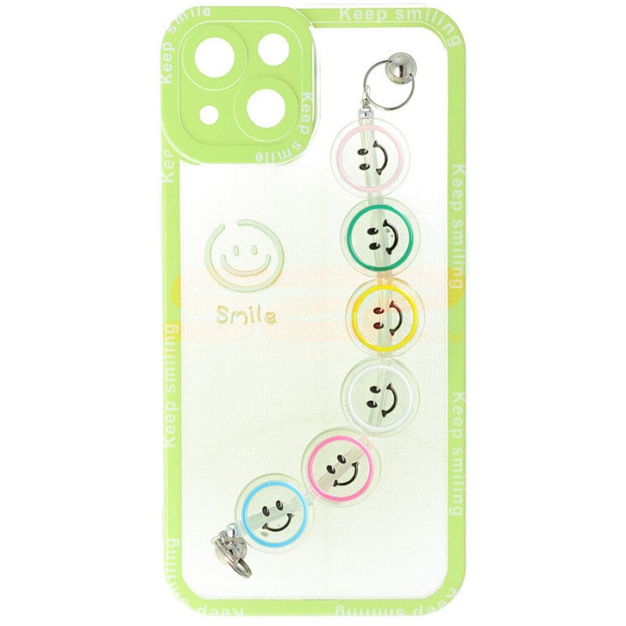 Toc TPU Smiley Chain Apple iPhone 13 Green