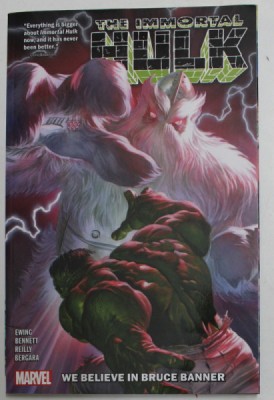 THE IMMORTAL HULK - WE BELIEVE IN BRUCE BANNER by EWING ...BERGARA , 2020 , BENZI DESENATE * foto