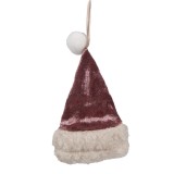 Ornament brad Caciula Mos Craciun 8x1x13 cm