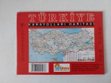 Harta turistica Turcia de Sud 1:650 000, 66x47cm,
