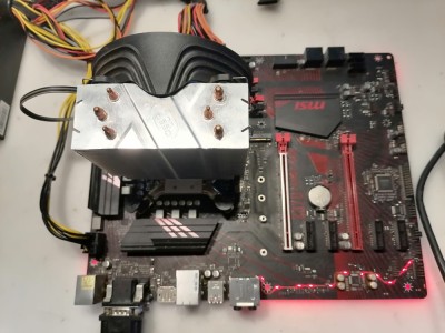 kit MSI Z370 gaming intel core i5 8600k , functional foto