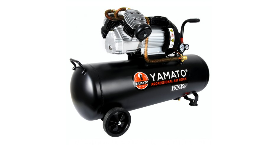 Compresor aer Yamato XCP-100U, 100L, 3.2Cp, 2800W, 8Bar, 490L/min ...