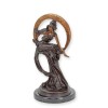 Zeita Artelor-statueta din bronz pe un soclu din marmura TBA-162, Nuduri