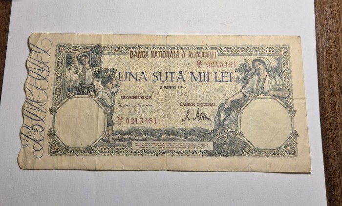 100000 lei 1946 Decembrie