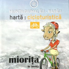 Muntii Giumalau-Rarau Harta Cicloturistica M 1 : 100.000