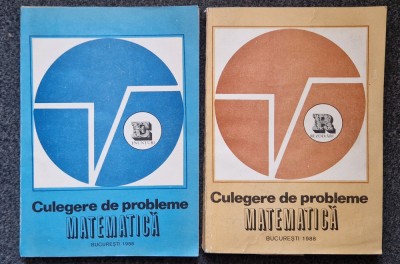 CULEGERE DE PROBLEME MATEMATICA - Carbunaru (Enunturi + Rezolvari) foto