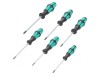 Set Şurubelniţe Torx cu Dispozitive de Agăţare, Wera