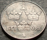 Cumpara ieftin Moneda istorica 1 ORE - SUEDIA, anul 1950 * cod 3063 B, Europa, Fier