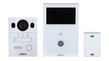 Kit videointerfon Dahua Eco Series, 4.3 inch, 960 x 576 pixeli, slot card, comunicare bidirectionala, auto IR, KTX02(F) SafetyGuard Surveillance