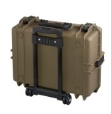 Hard case Sahara MAX505S-TR cu roti pentru echipamente de studio, Plastica Panaro