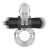Inel Vibrator Penis, cu Vibratie Puternica, Material Sigur, Fara BPA, Rezistent la Apa IPX7, Imbunatateste Performanta Sexuala, Stimuleaza Clitorisul,