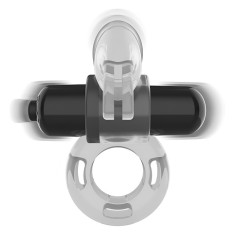 Inel Vibrator Penis, cu Vibratie Puternica, Material Sigur, Fara BPA, Rezistent la Apa IPX7, Imbunatateste Performanta Sexuala, Stimuleaza Clitorisul,