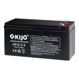 Acumulator AGM 12V, 3.2 Ah, F1 - KIJO JS12-3.2 SafetyGuard Surveillance